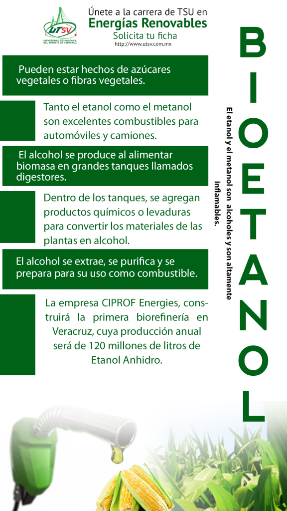 Amigo por correspondencia Obligatorio yermo El Bioetanol como alternativa de combustible. – Universidad Tecnológica del  Sureste de Veracruz